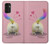 W3923 Cat Bottom Rainbow Tail Hard Case and Leather Flip Case For Samsung Galaxy A13 5G