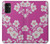 W3924 Cherry Blossom Pink Background Hard Case and Leather Flip Case For Samsung Galaxy A13 5G