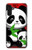 W3929 Cute Panda Eating Bamboo Hard Case and Leather Flip Case For Samsung Galaxy A13 4G