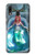 W3911 Cute Little Mermaid Aqua Spa Hard Case and Leather Flip Case For Samsung Galaxy A20, Galaxy A30