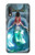 W3911 Cute Little Mermaid Aqua Spa Hard Case and Leather Flip Case For Samsung Galaxy A20e