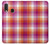 W3941 LGBT Lesbian Pride Flag Plaid Hard Case and Leather Flip Case For Samsung Galaxy A20e