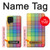 W3942 LGBTQ Rainbow Plaid Tartan Hard Case and Leather Flip Case For Samsung Galaxy A22 4G