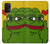 W3945 Pepe Love Middle Finger Hard Case and Leather Flip Case For Samsung Galaxy A32 4G