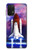 W3913 Colorful Nebula Space Shuttle Hard Case and Leather Flip Case For Samsung Galaxy A32 5G