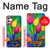 W3926 Colorful Tulip Oil Painting Hard Case and Leather Flip Case For Samsung Galaxy A34 5G