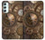 W3927 Compass Clock Gage Steampunk Hard Case and Leather Flip Case For Samsung Galaxy A34 5G