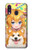 W3918 Baby Corgi Dog Corgi Girl Candy Hard Case and Leather Flip Case For Samsung Galaxy A40