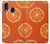 W3946 Seamless Orange Pattern Hard Case and Leather Flip Case For Samsung Galaxy A40