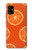W3946 Seamless Orange Pattern Hard Case and Leather Flip Case For Samsung Galaxy A41