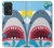 W3947 Shark Helicopter Cartoon Hard Case and Leather Flip Case For Samsung Galaxy A52, Galaxy A52 5G
