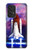 W3913 Colorful Nebula Space Shuttle Hard Case and Leather Flip Case For Samsung Galaxy A53 5G