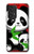 W3929 Cute Panda Eating Bamboo Hard Case and Leather Flip Case For Samsung Galaxy A53 5G