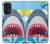 W3947 Shark Helicopter Cartoon Hard Case and Leather Flip Case For Samsung Galaxy A53 5G