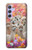 W3916 Alpaca Family Baby Alpaca Hard Case and Leather Flip Case For Samsung Galaxy A54 5G