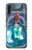 W3912 Cute Little Mermaid Aqua Spa Hard Case and Leather Flip Case For Samsung Galaxy A70