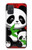 W3929 Cute Panda Eating Bamboo Hard Case and Leather Flip Case For Samsung Galaxy A71 5G