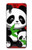 W3929 Cute Panda Eating Bamboo Hard Case and Leather Flip Case For Samsung Galaxy A03 Core