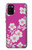W3924 Cherry Blossom Pink Background Hard Case and Leather Flip Case For Samsung Galaxy A02s, Galaxy M02s  (NOT FIT with Galaxy A02s Verizon SM-A025V)