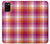 W3941 LGBT Lesbian Pride Flag Plaid Hard Case and Leather Flip Case For Samsung Galaxy A02s, Galaxy M02s  (NOT FIT with Galaxy A02s Verizon SM-A025V)