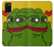 W3945 Pepe Love Middle Finger Hard Case and Leather Flip Case For Samsung Galaxy A02s, Galaxy M02s  (NOT FIT with Galaxy A02s Verizon SM-A025V)