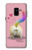 W3923 Cat Bottom Rainbow Tail Hard Case and Leather Flip Case For Samsung Galaxy A8 (2018)