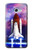 W3913 Colorful Nebula Space Shuttle Hard Case and Leather Flip Case For Samsung Galaxy A5 (2017)