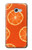 W3946 Seamless Orange Pattern Hard Case and Leather Flip Case For Samsung Galaxy A5 (2017)