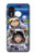 W3915 Raccoon Girl Baby Sloth Astronaut Suit Hard Case and Leather Flip Case For Samsung Galaxy Xcover 5