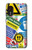 W3960 Safety Signs Sticker Collage Hard Case and Leather Flip Case For Samsung Galaxy Xcover 5