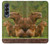 W3917 Capybara Family Giant Guinea Pig Hard Case For Samsung Galaxy Z Fold 4