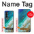 W3920 Abstract Ocean Blue Color Mixed Emerald Hard Case For Samsung Galaxy Z Fold 4