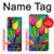 W3926 Colorful Tulip Oil Painting Hard Case For Samsung Galaxy Z Fold 4