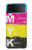W3930 Cyan Magenta Yellow Key Hard Case For Samsung Galaxy Z Flip 3 5G