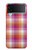 W3941 LGBT Lesbian Pride Flag Plaid Hard Case For Samsung Galaxy Z Flip 3 5G