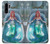 W3911 Cute Little Mermaid Aqua Spa Hard Case and Leather Flip Case For Huawei P30 Pro