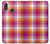 W3941 LGBT Lesbian Pride Flag Plaid Hard Case and Leather Flip Case For Huawei P20 Lite