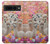 W3916 Alpaca Family Baby Alpaca Hard Case and Leather Flip Case For Google Pixel 7 Pro