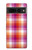 W3941 LGBT Lesbian Pride Flag Plaid Hard Case and Leather Flip Case For Google Pixel 7 Pro