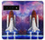 W3913 Colorful Nebula Space Shuttle Hard Case and Leather Flip Case For Google Pixel 6 Pro