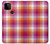 W3941 LGBT Lesbian Pride Flag Plaid Hard Case and Leather Flip Case For Google Pixel 5A 5G