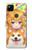 W3918 Baby Corgi Dog Corgi Girl Candy Hard Case and Leather Flip Case For Google Pixel 4a