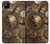 W3927 Compass Clock Gage Steampunk Hard Case and Leather Flip Case For Google Pixel 4a