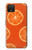 W3946 Seamless Orange Pattern Hard Case and Leather Flip Case For Google Pixel 4