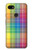 W3942 LGBTQ Rainbow Plaid Tartan Hard Case and Leather Flip Case For Google Pixel 3a XL