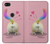 W3923 Cat Bottom Rainbow Tail Hard Case and Leather Flip Case For Google Pixel 2