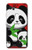 W3929 Cute Panda Eating Bamboo Hard Case and Leather Flip Case For Google Pixel 2 XL