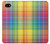 W3942 LGBTQ Rainbow Plaid Tartan Hard Case and Leather Flip Case For Google Pixel 2 XL