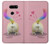 W3923 Cat Bottom Rainbow Tail Hard Case and Leather Flip Case For LG V30, LG V30 Plus, LG V30S ThinQ, LG V35, LG V35 ThinQ