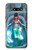 W3911 Cute Little Mermaid Aqua Spa Hard Case and Leather Flip Case For LG G8 ThinQ